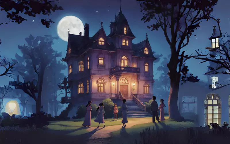 मूनलाइट मैनर का रहस्य। The Mystery at Moonlight Manor.