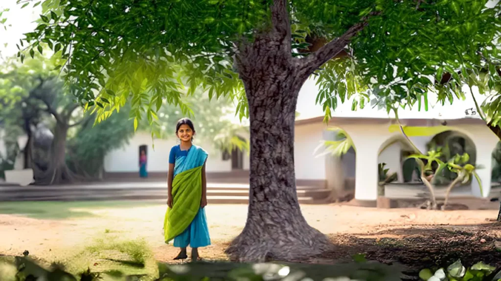 रिंकू और उसका दोस्त, नीम का पेड़। Rinku and the Healing Neem Tree.