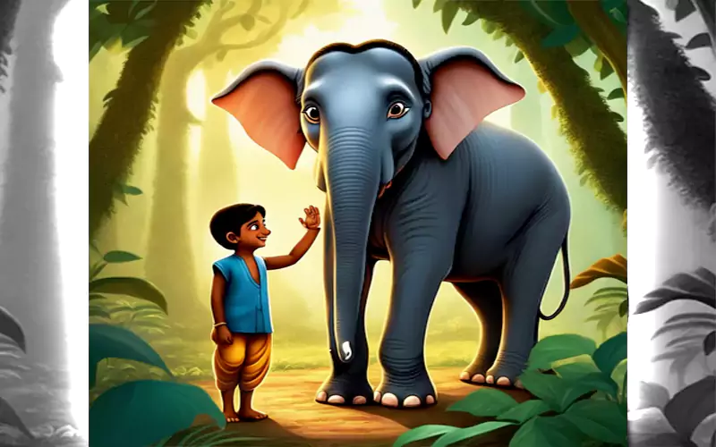 हाथी और राजू की कहानी। Story of Hathi and Raju.